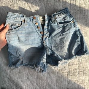 Vintage Midi Denim Shorts